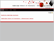 Tablet Screenshot of cambridge-school-constanta.particulare.ro