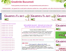 Tablet Screenshot of gradinitebucuresti.particulare.ro